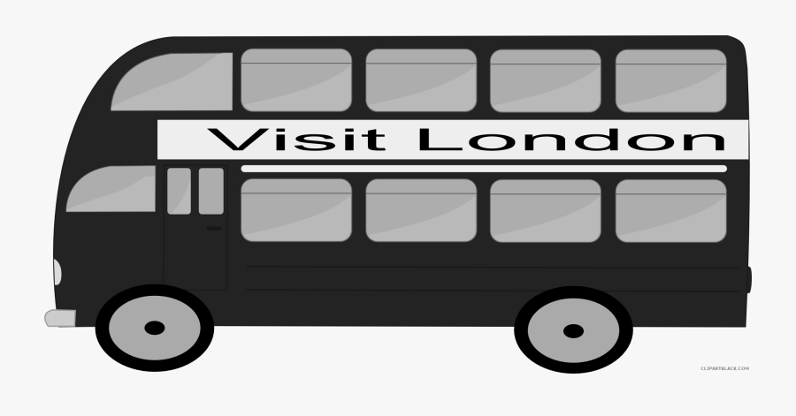 Transparent Double Decker Bus Clipart - Double Decker Bus Clip Art Png, Transparent Clipart