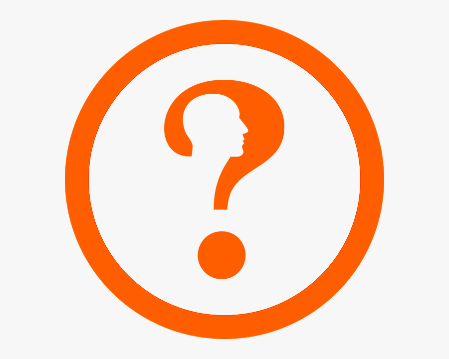 Transparent Black And White Question Mark Clipart - Circle, Transparent Clipart