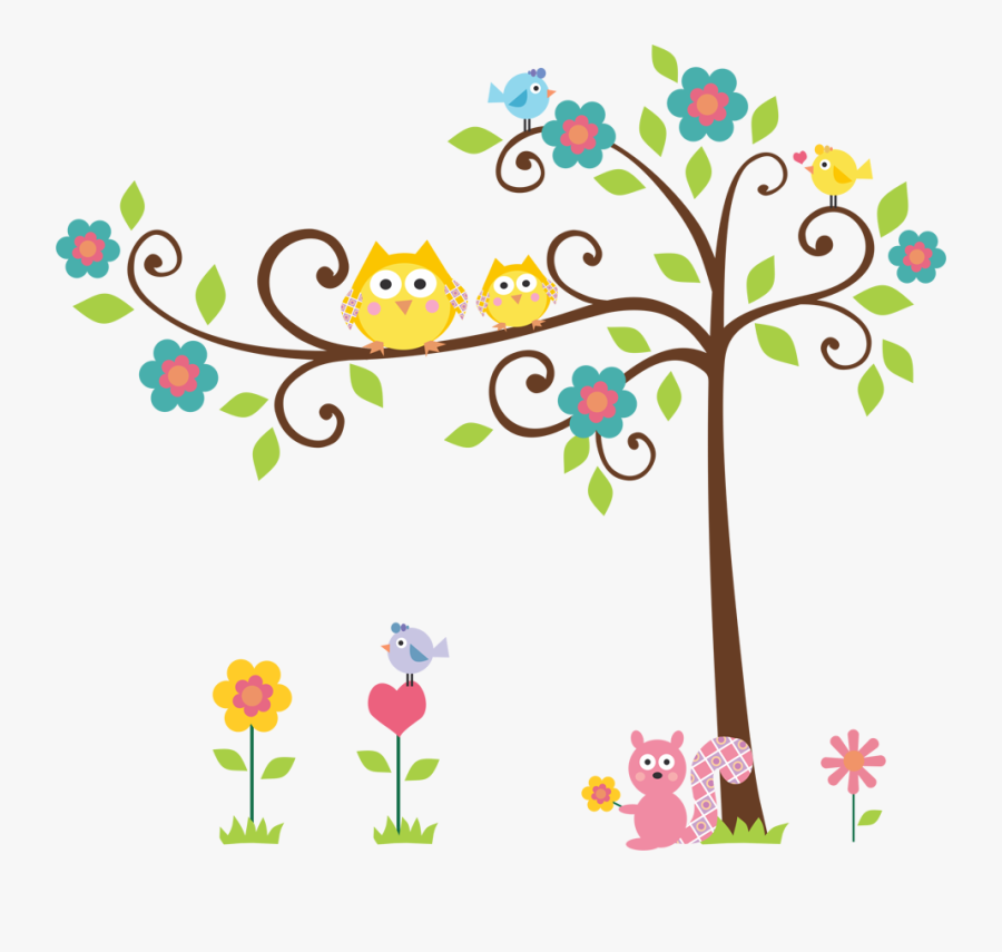 #tree #owl #owls #bird #birds - Camisetas Personalizadas Para Professora, Transparent Clipart