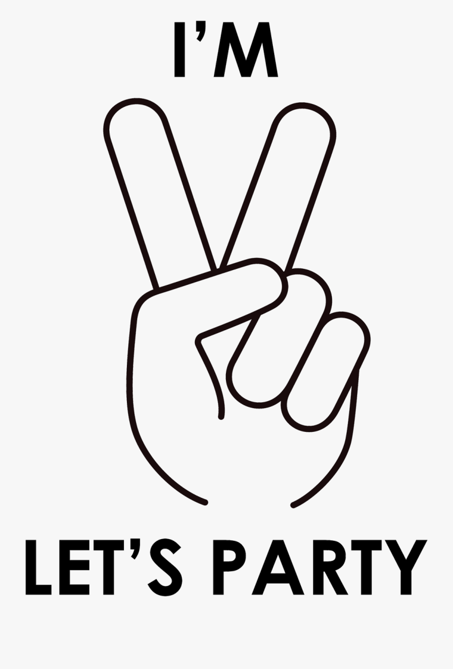 Let"s Party Png Vector Royalty Free - Im 2 Lets Party Logo, Transparent Clipart