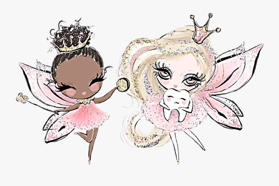 #watercolor #toothfairy #fairy #ballerina #girls #pink - Illustration, Transparent Clipart