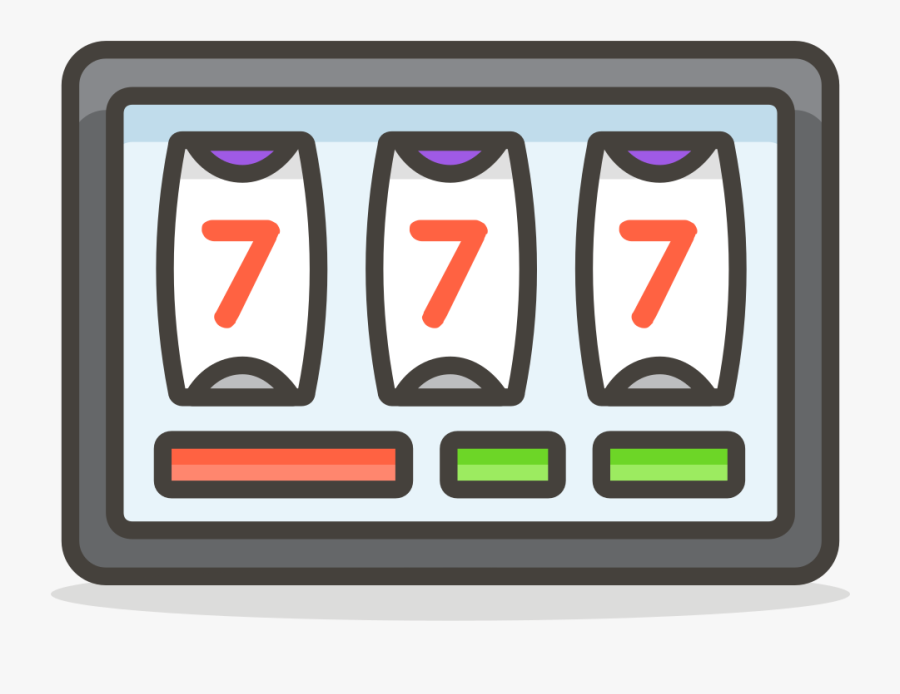 601 Slot Machine, Transparent Clipart