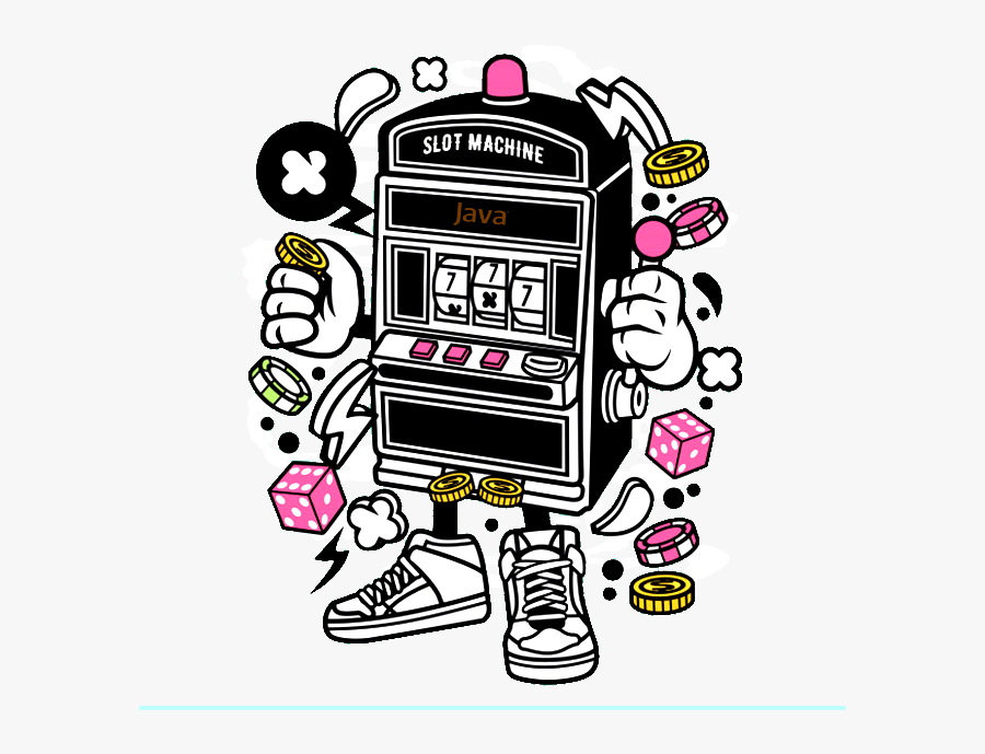 Slot Machine T Shirt Design, Transparent Clipart