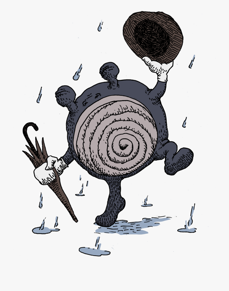 Polywhirl Used Rain Dance By Cilios - Rain Dance Poliwhirl, Transparent Clipart