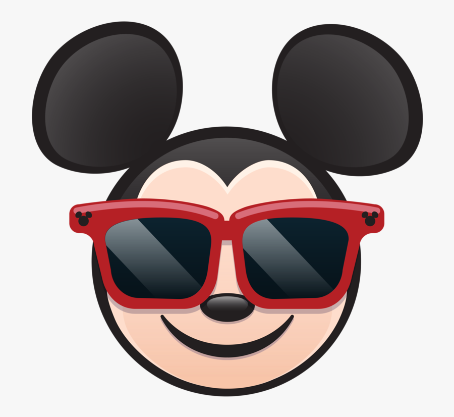 Transparent Goofy Glasses Clipart - Emoji De Mickey Mouse, Transparent Clipart