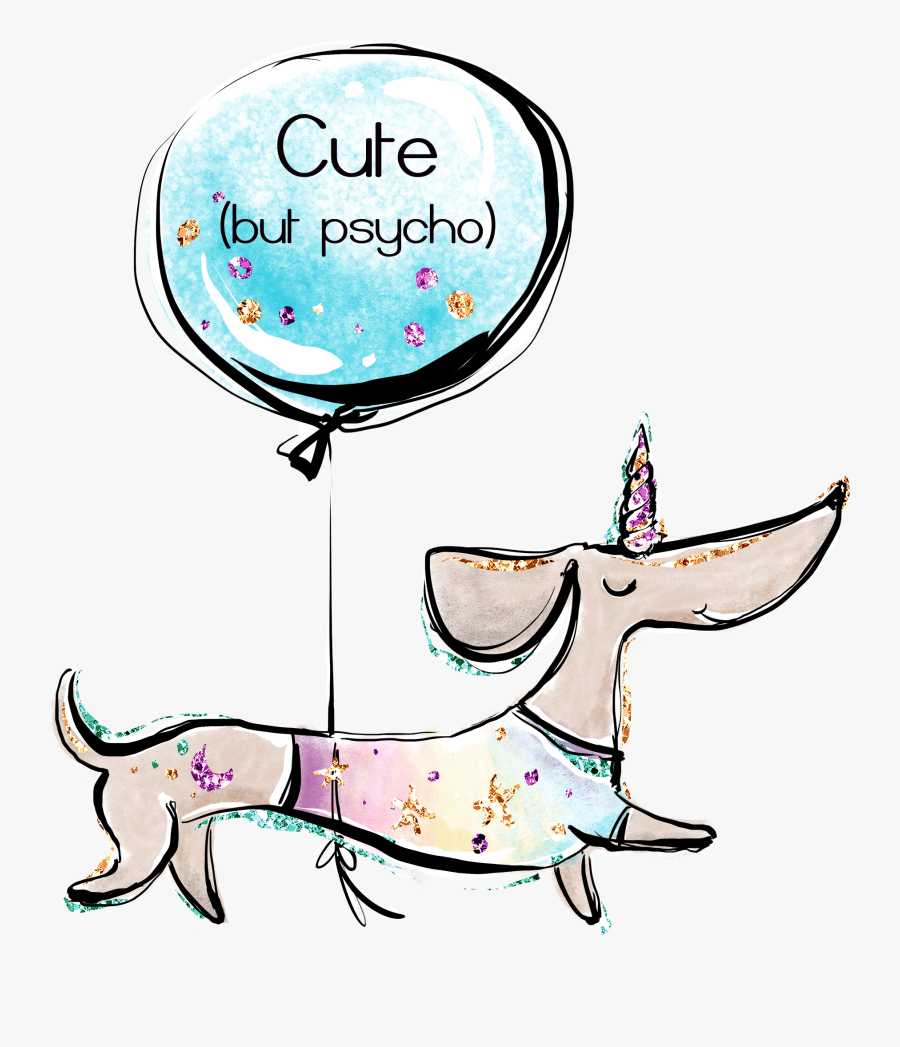 Cute But Psycho **digital Download**, Transparent Clipart