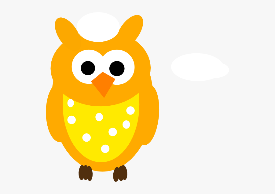 Orange Owl Clipart Png, Transparent Clipart