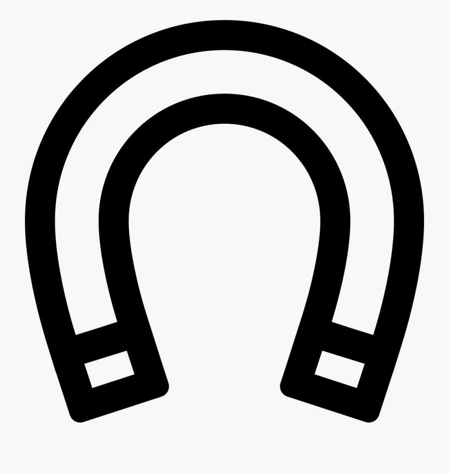 Magnet Clipart Magnet Wand - Hufeisenmagnet Black And White Clipart, Transparent Clipart