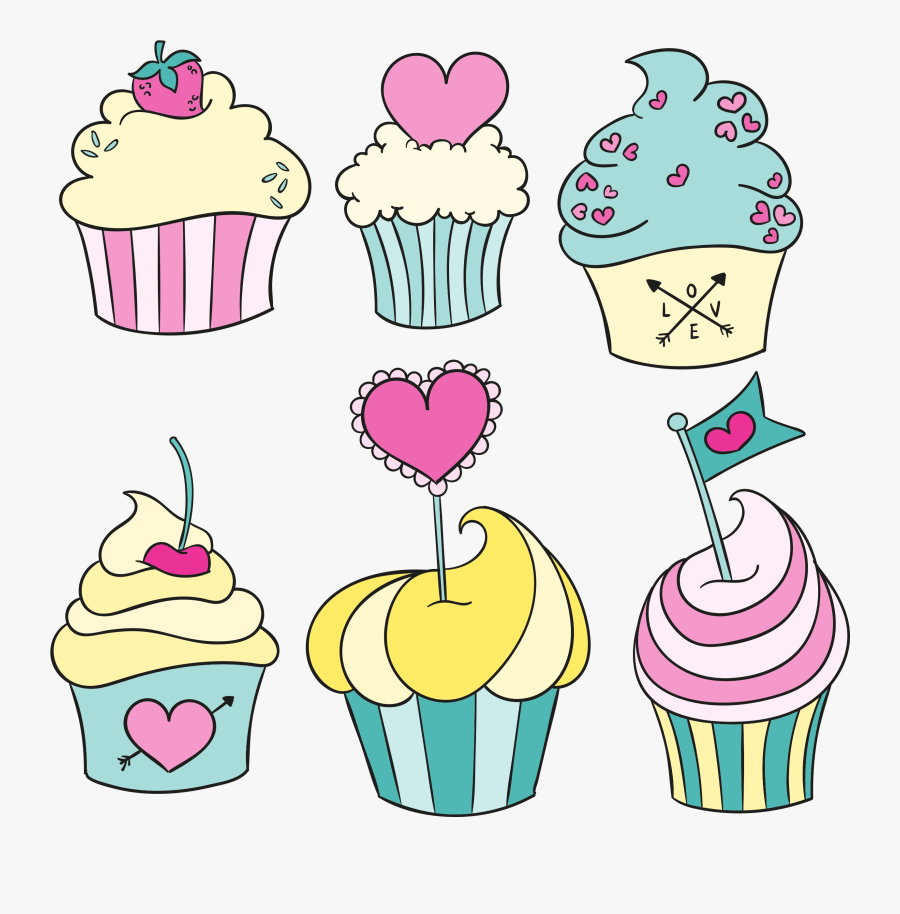 Cupcake, Transparent Clipart