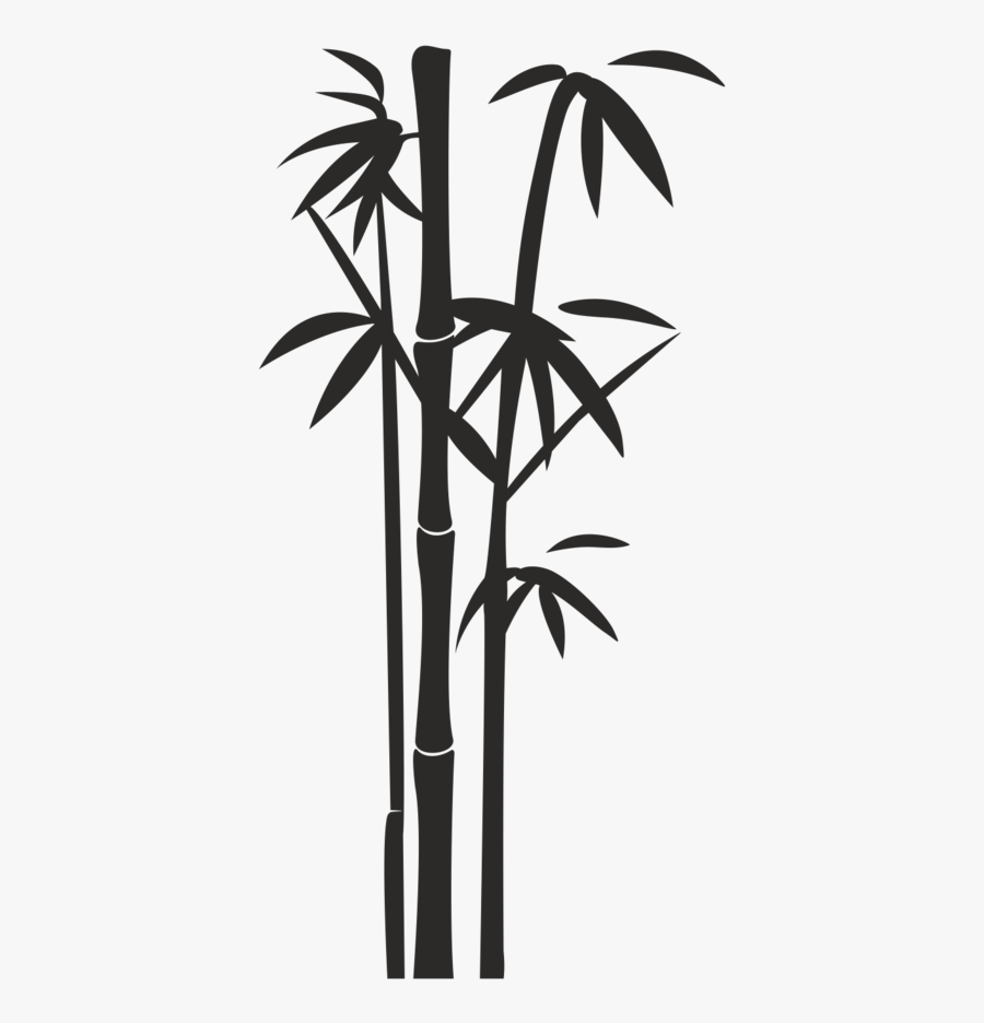 Transparent Bamboo Clipart - Bamboo Clipart Black And White, Transparent Clipart