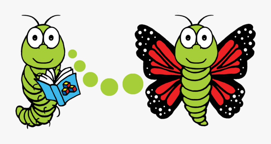 Transparent Caterpillar To Butterfly Clipart, Transparent Clipart