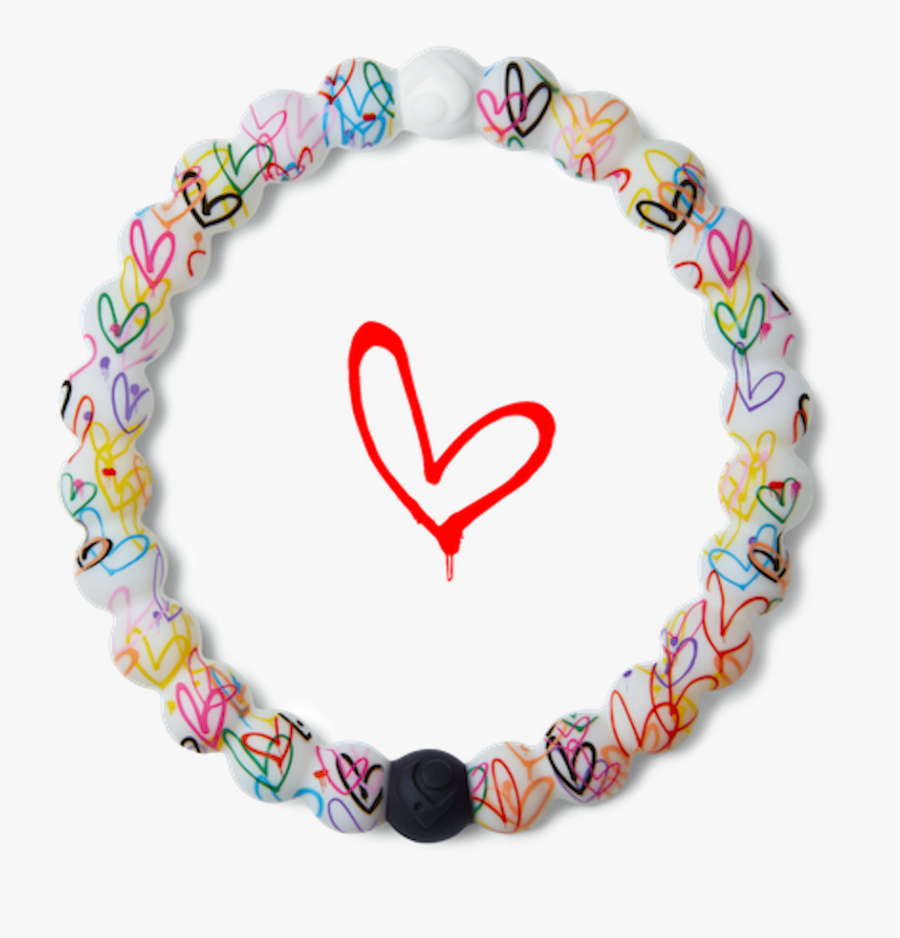 Lokai Bracelet With Hearts, Transparent Clipart