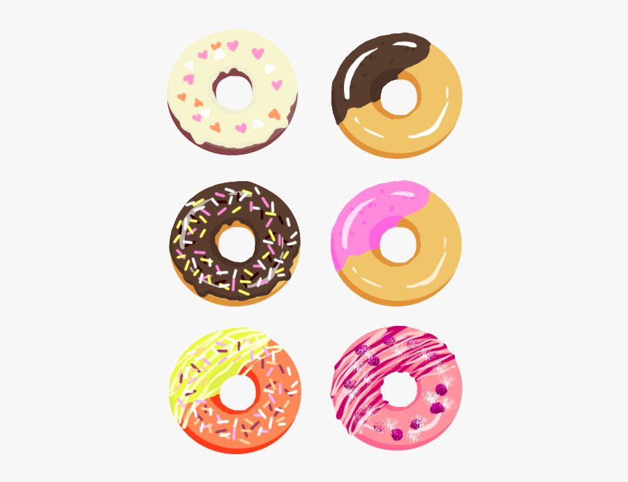 Donut Drawing, Transparent Clipart