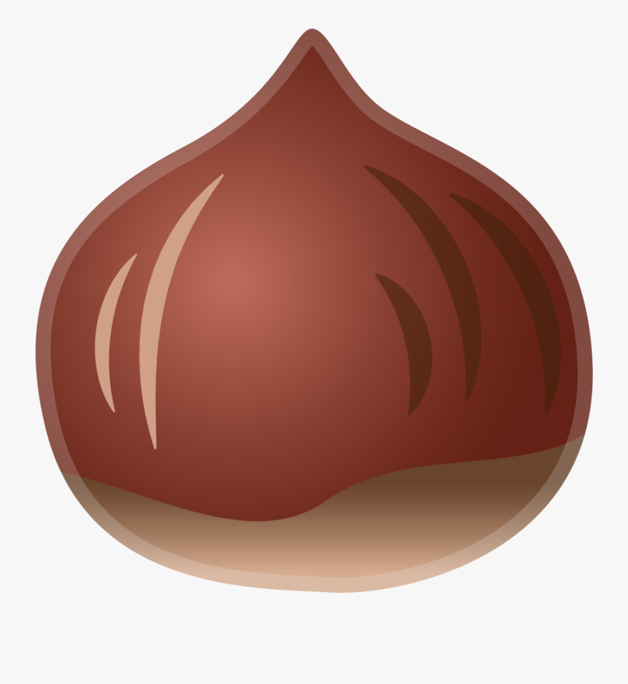 Emoji Castaña, Transparent Clipart