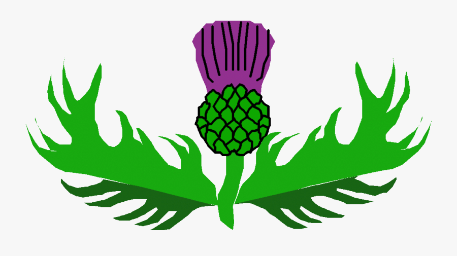 Thistle Border Clip Art Clipground Christmas Garland - Thistle Clipart, Transparent Clipart