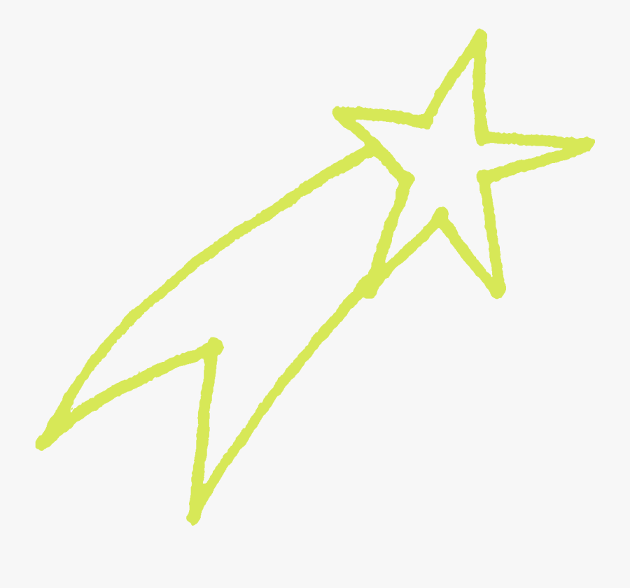Shooting Stars Leaf Graphics Horse - Green Shooting Star Png, Transparent Clipart