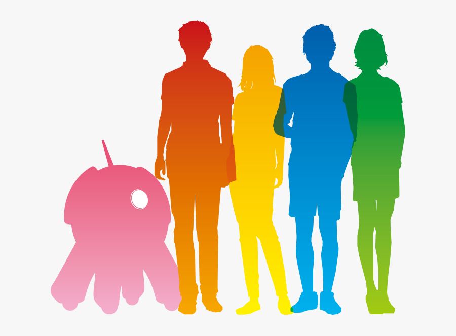 A Key To The Future Success Is The Skill Of Networking - Silhouette, Transparent Clipart