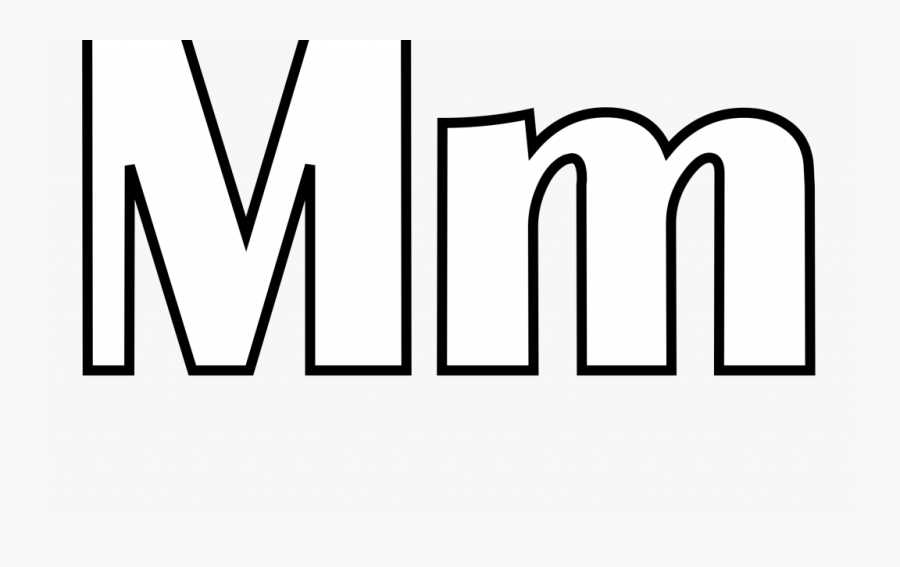 Download By Size Clipart , Png Download - Letter M Clipart Black And White, Transparent Clipart