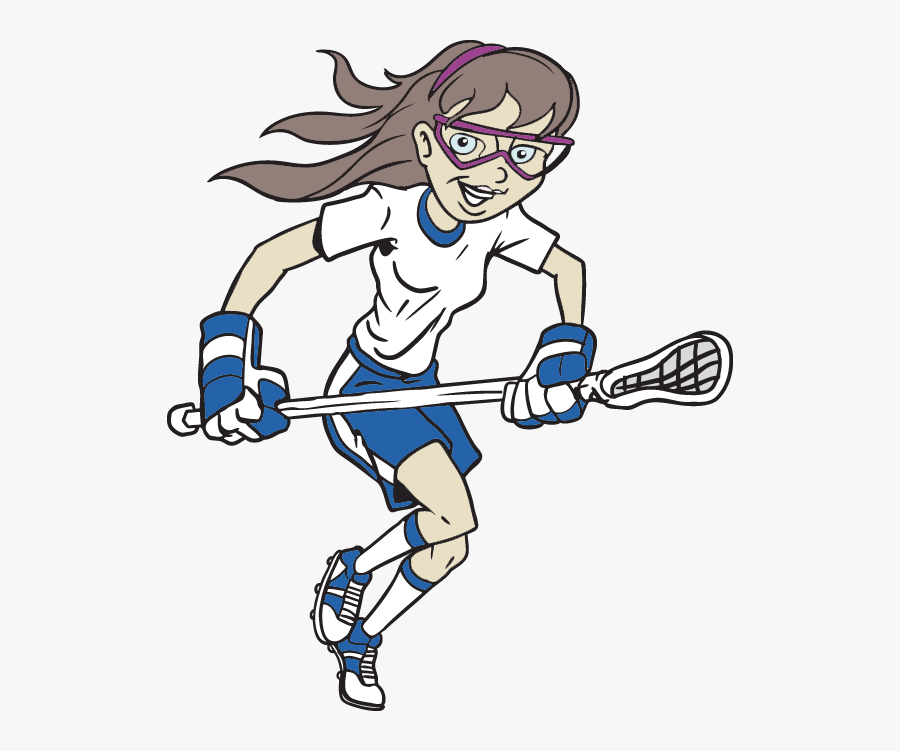 Youth Girls Summer Lacrosse Camp - Playing Lacrosse Clipart Girl, Transparent Clipart