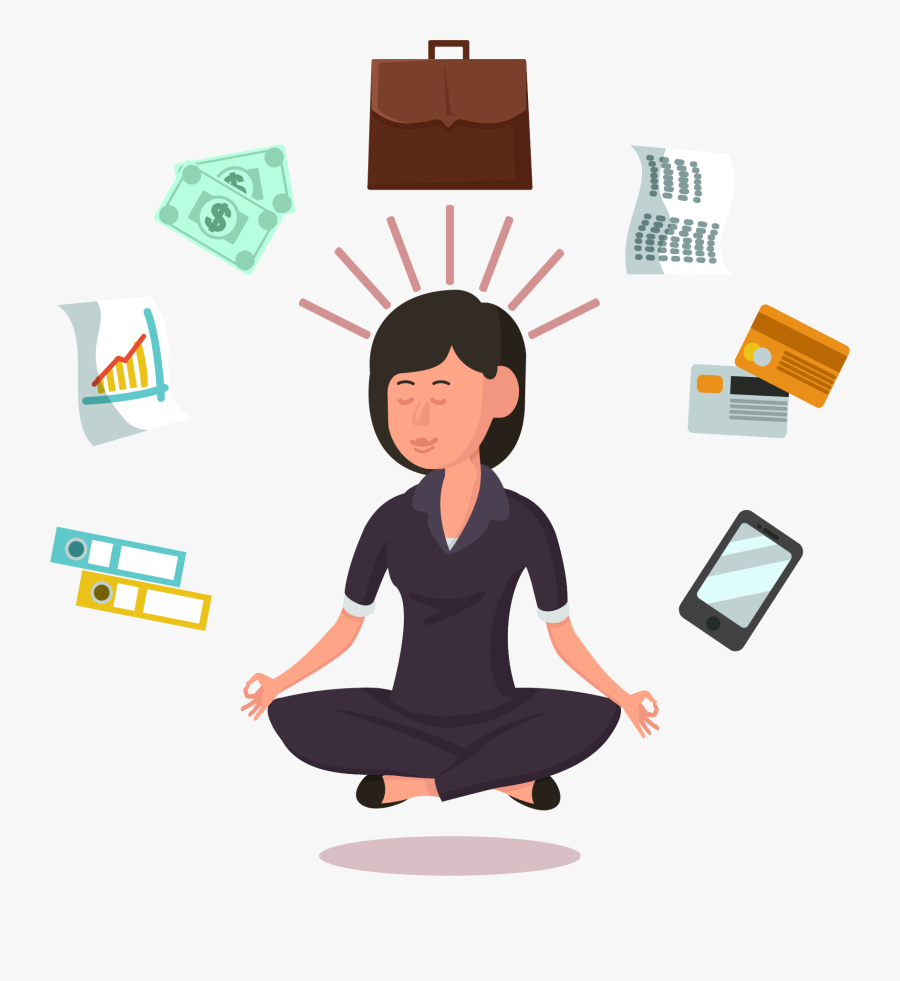Thinking Sit Cartoon, Transparent Clipart