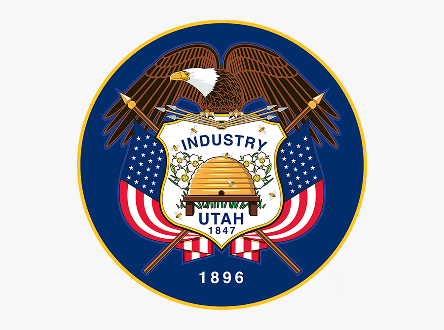 Printable Utah State Flag, Transparent Clipart