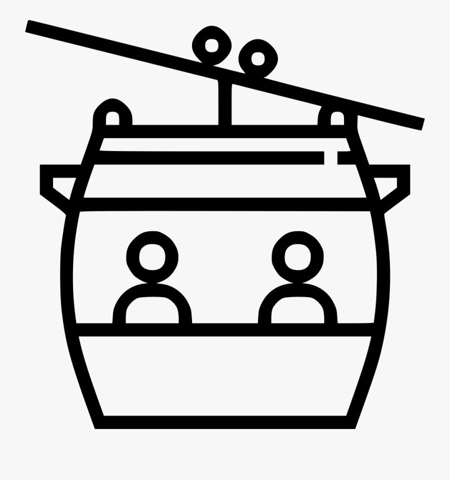 Cable Car - Icon, Transparent Clipart