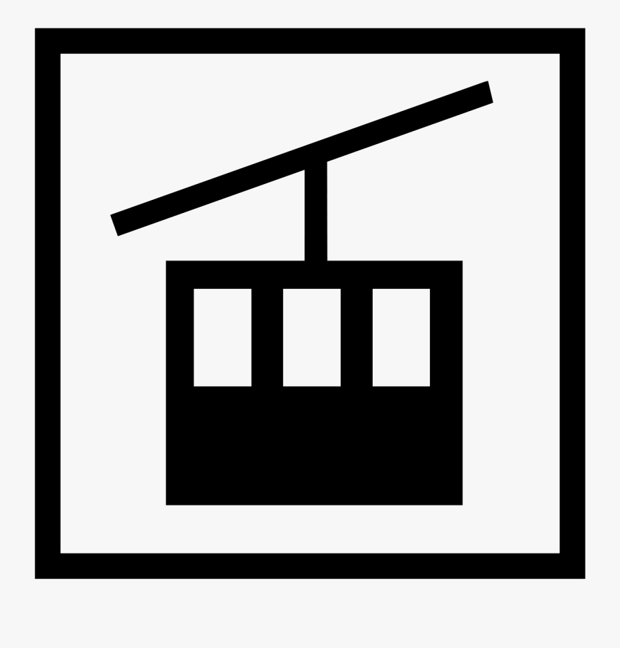 Bergbahn Icon, Transparent Clipart