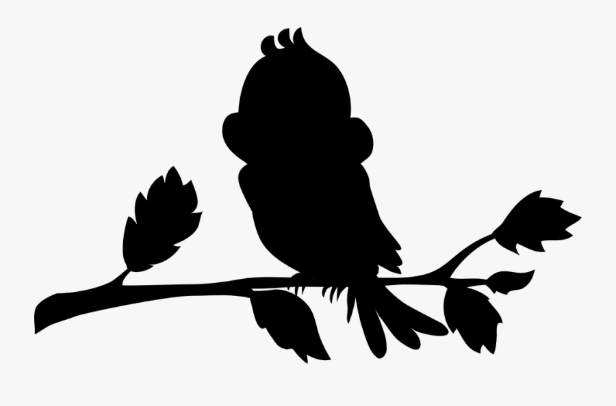 Bird Clip Art Cartoon Owl Vector Graphics - Bird Sitting On A Tree Clipart, Transparent Clipart