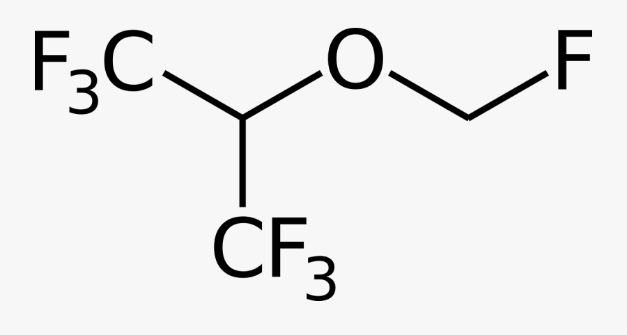 Sevoflurano Formula Estrutural, Transparent Clipart