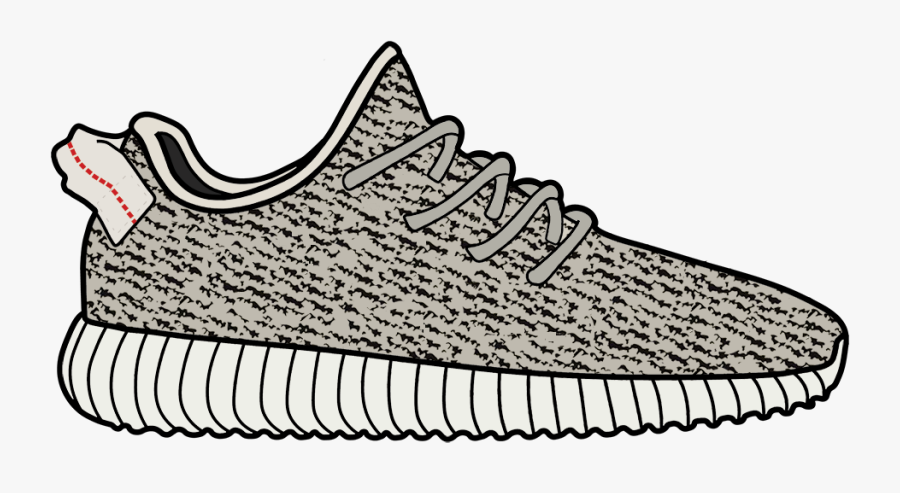 Cartoon Yeezy Png, Transparent Clipart