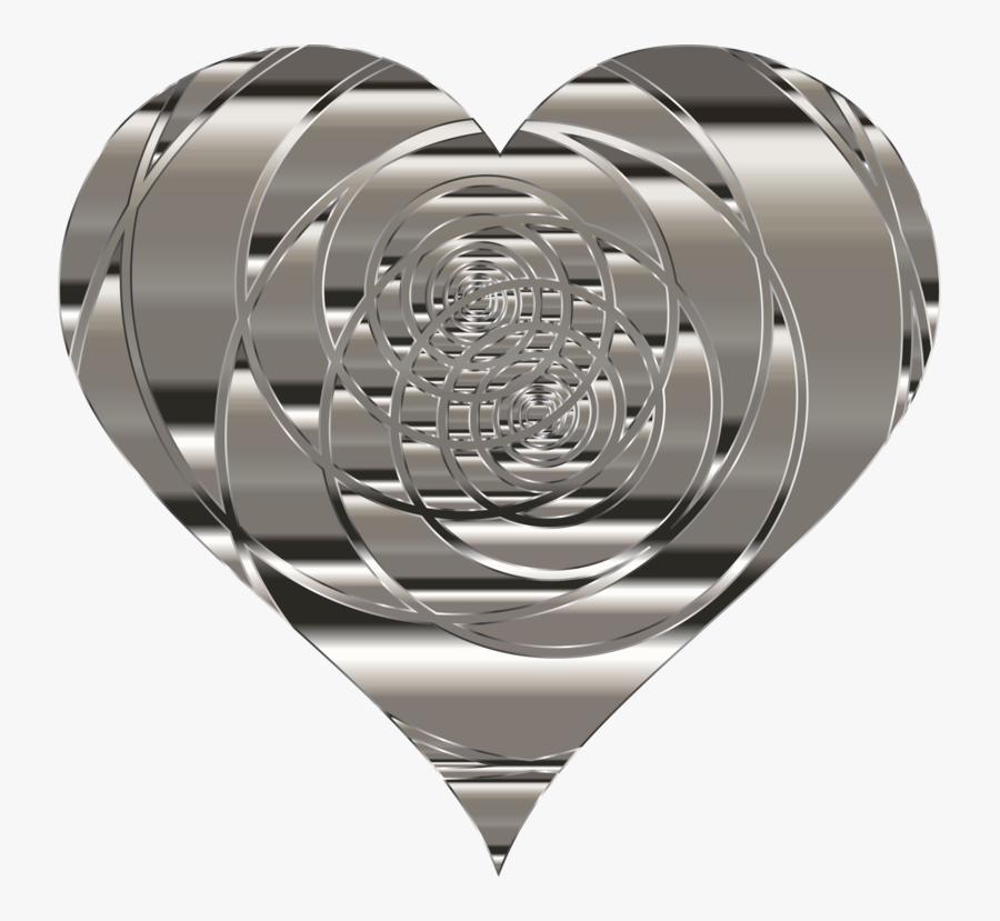 Steel,heart,metal - Heart, Transparent Clipart