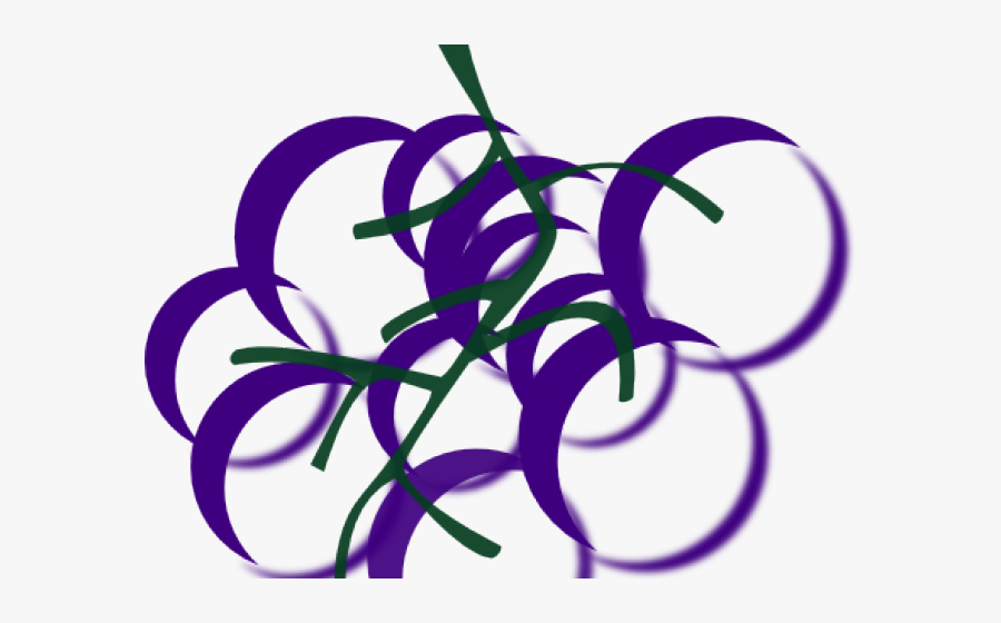 Grape Clipart Line Art - Wine And Grapes Clipart Png, Transparent Clipart