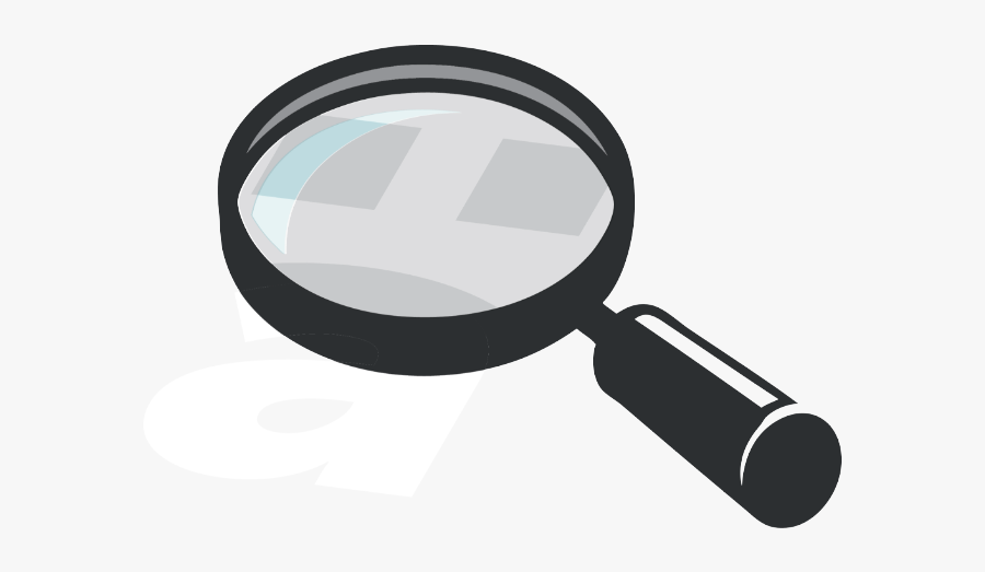 Magnifying Glass - Circle, Transparent Clipart