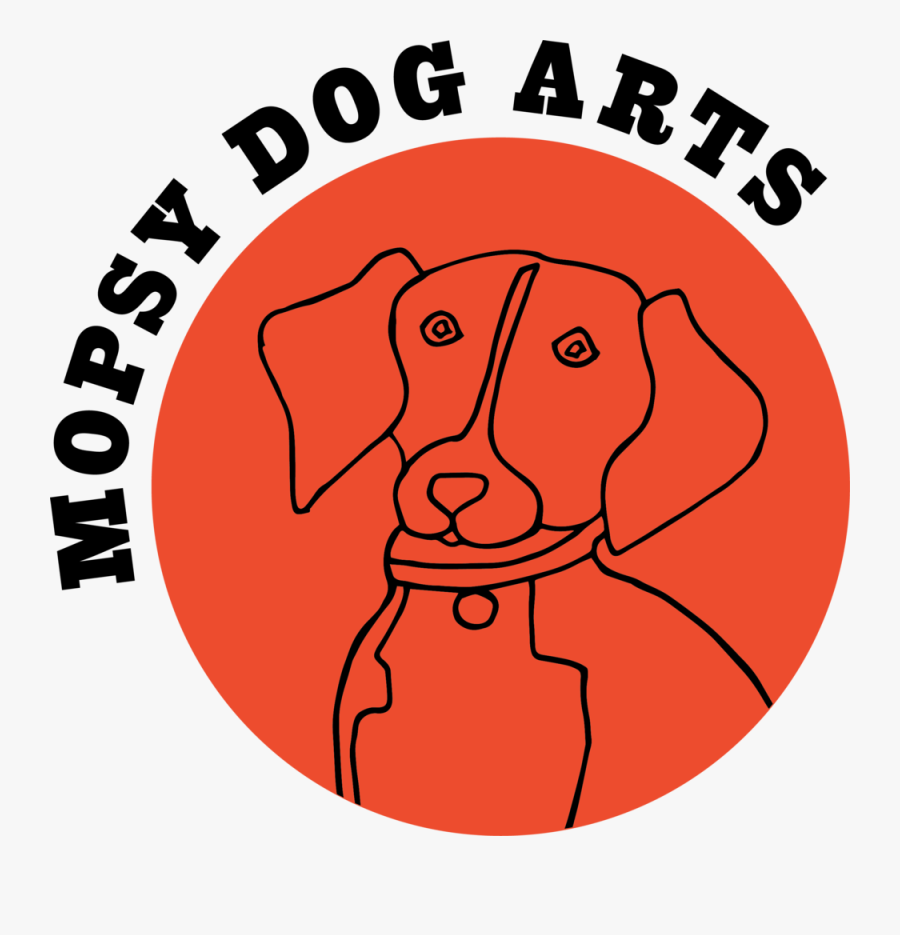 Mopsy Dog Arts Logo - Dog Licks, Transparent Clipart