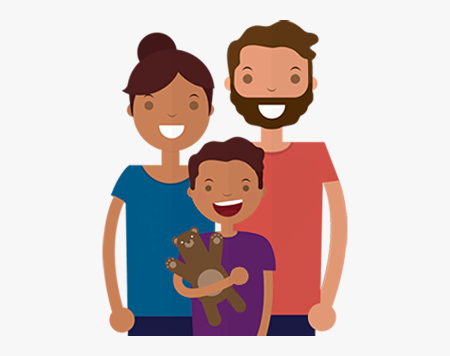 A Donation Is Made To Rmhc® Every Time You Buy A Happy - Happ Family With Only 1 Child Animation, Transparent Clipart