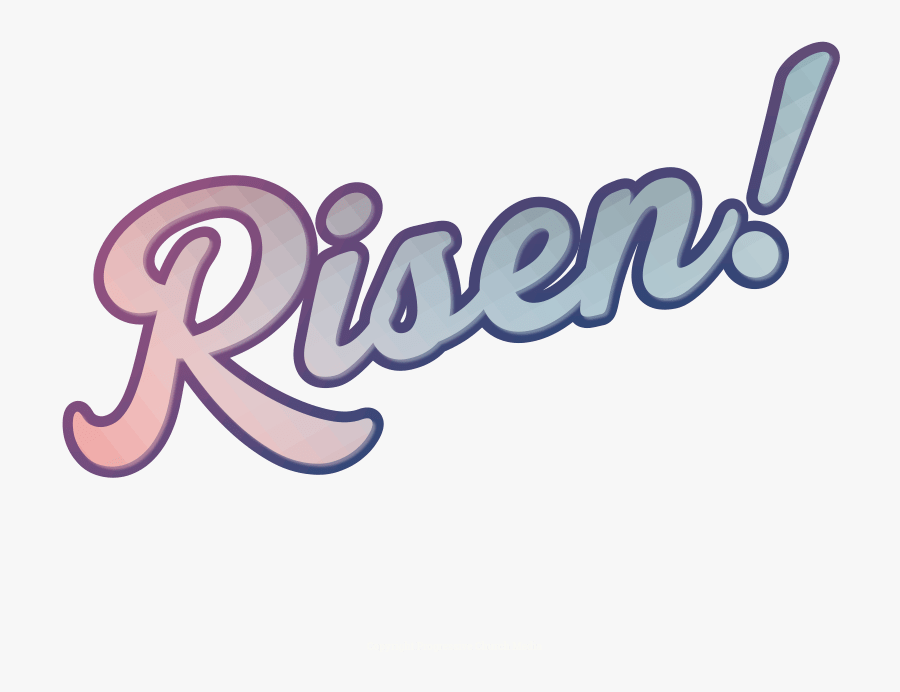 Easter Greeting Graphics - Calligraphy, Transparent Clipart