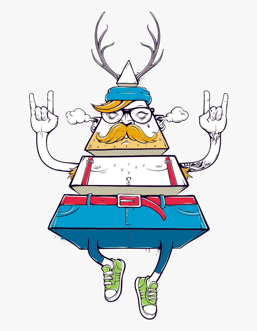 Triangulo Do Personagem, Transparent Clipart