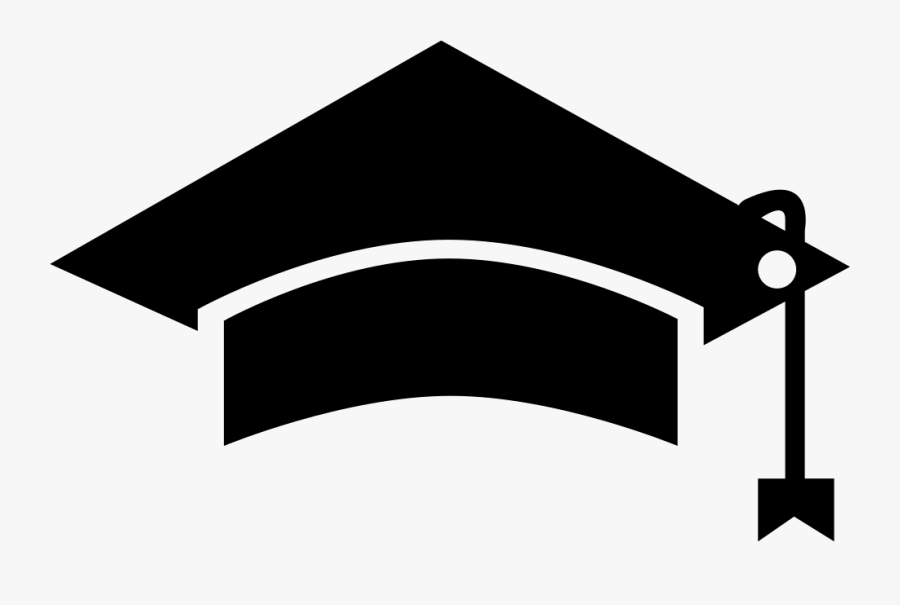 Black Graduation Cap Tool Of University Student For - Transparent University Clipart, Transparent Clipart