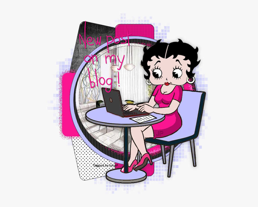 New Post On My Blog - Betty Boop Computer Png, Transparent Clipart