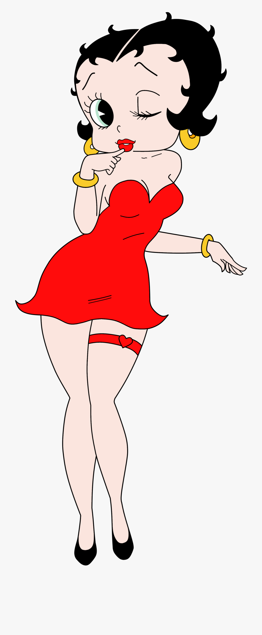 Betty Boop Anime Gangster, Transparent Clipart