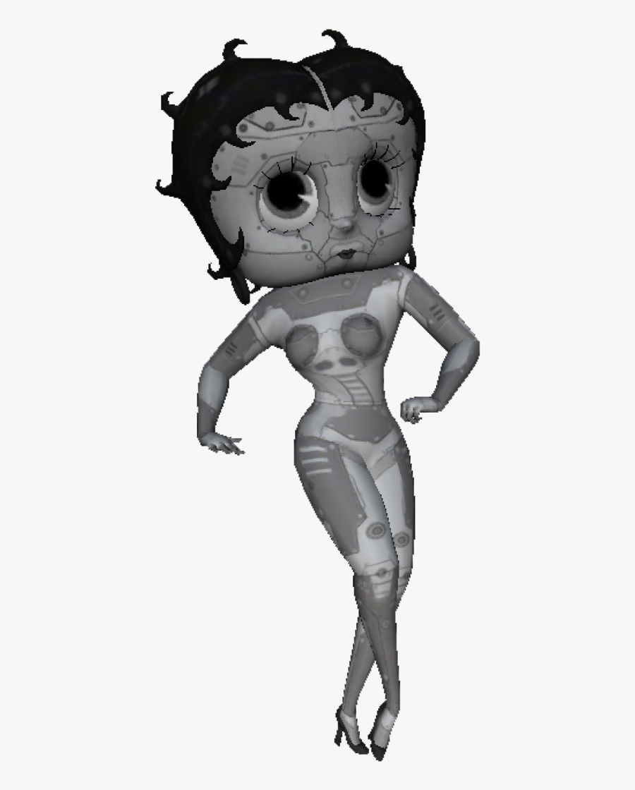 It Didn"t Matter How Much I Threw Against The Wall, - Betty Boop Robot, Transparent Clipart