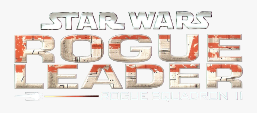 Transparent Rogue One Clipart - Star Wars Rogue Leader Rogue Squadron Ii Logo, Transparent Clipart