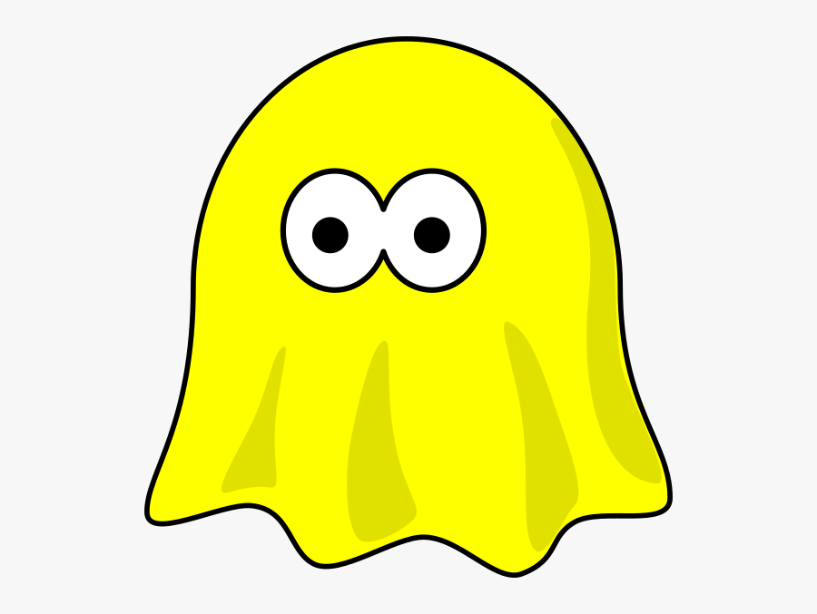 Yellow Ghost Clip Art , Png Download, Transparent Clipart