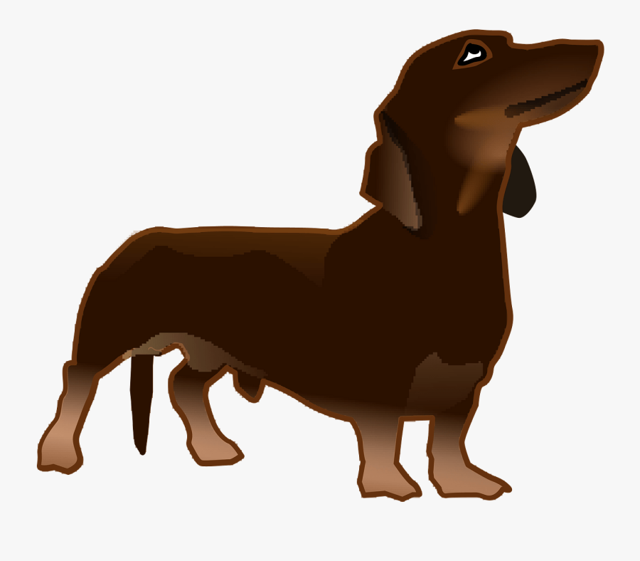 Brown Weiner Dog Clipart, Transparent Clipart
