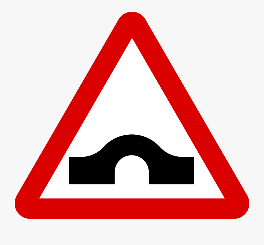 Road Signs Bridge, Transparent Clipart