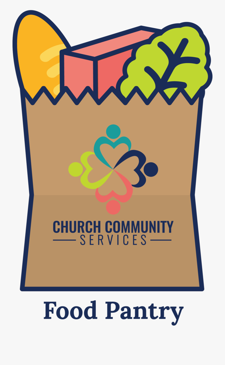 Food Pantry - Church Community Services Elkhart Indiana, Transparent Clipart