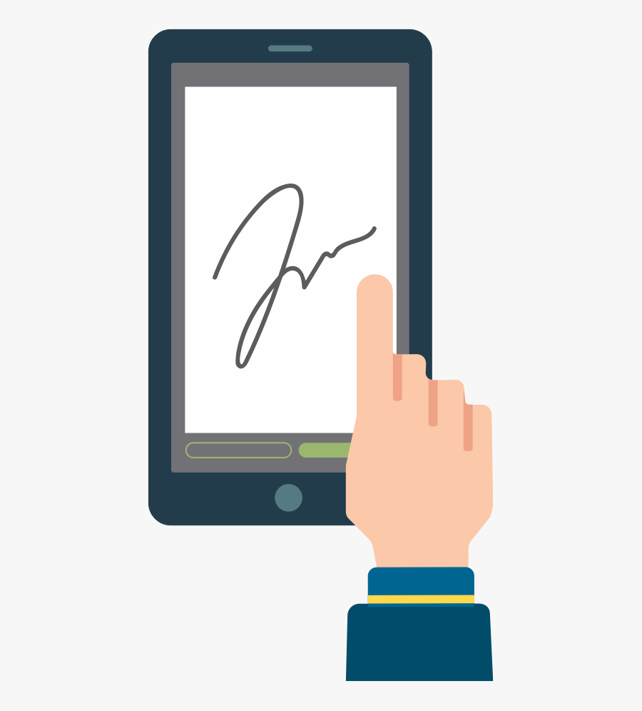Advanced - Electronic Signature Icon Png, Transparent Clipart