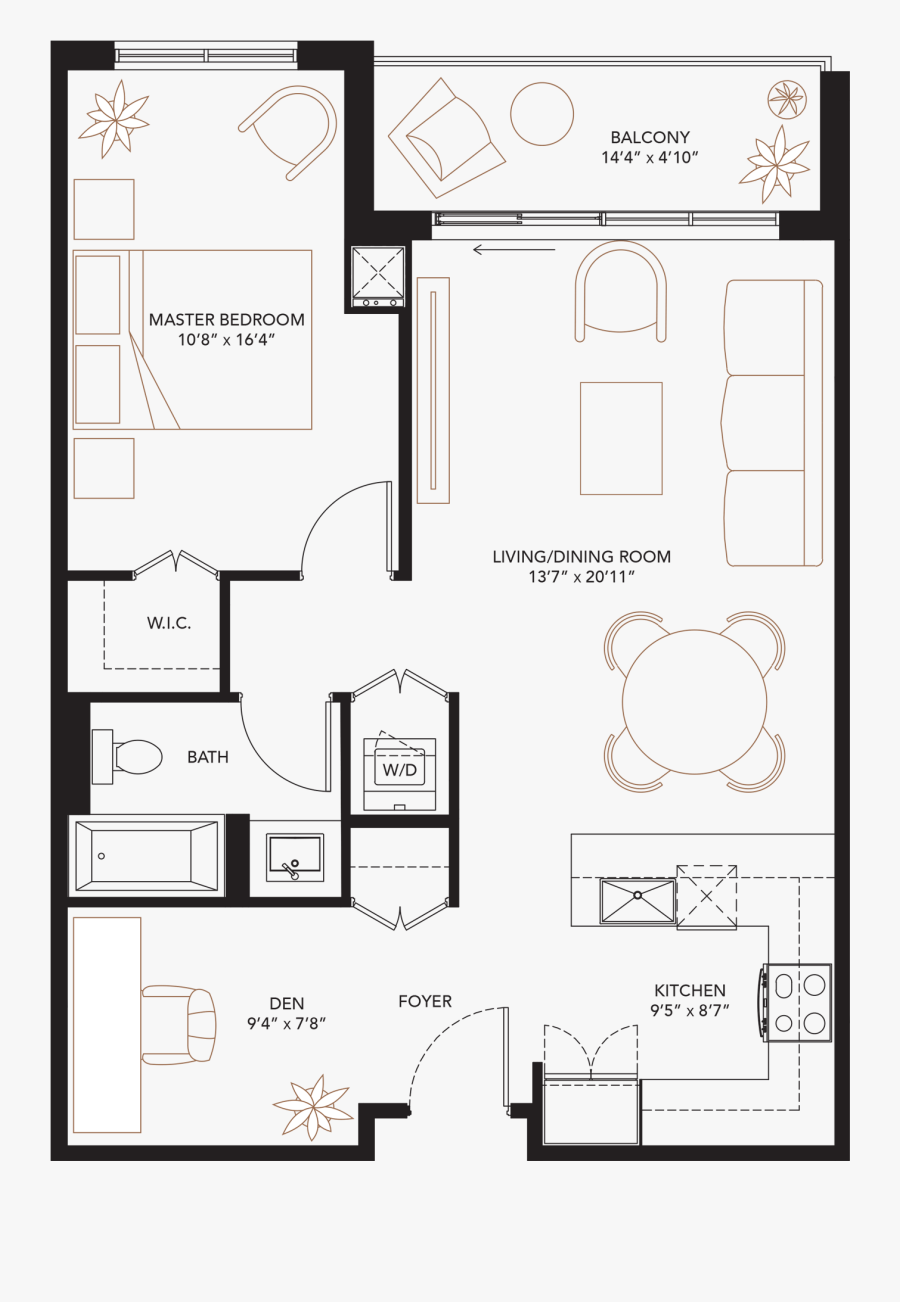 Plans Monaco - Floor Plan, Transparent Clipart