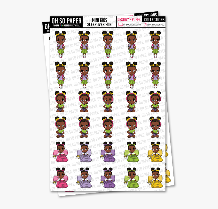 Mini Kids Sleepover - Sleepover, Transparent Clipart