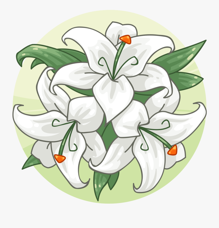 Lily Family, Transparent Clipart